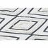 Covor DKD Home Decor 160 x 250 x 0,7 cm Negru Poliester Bumbac Alb Romb Boho