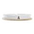 Set de Aperitiv DKD Home Decor Albastru Natural Bambus Gresie Mediterană 21,5 x 21,5 x 1 cm (5 pcs)