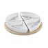 Set de Aperitiv DKD Home Decor Albastru Natural Bambus Gresie Mediterană 21,5 x 21,5 x 1 cm (5 pcs)