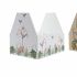 Suport pentru Sticle DKD Home Decor Multicolor Lemn MDF 24 x 16,5 x 25 cm (2 Unități)