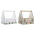 Suport pentru Sticle DKD Home Decor Multicolor Lemn MDF 24 x 16,5 x 25 cm (2 Unități)