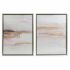 Tablou DKD Home Decor 60 x 3,5 x 80 cm Abstract Urban (2 Unități)