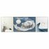 Set de 3 tablouri DKD Home Decor 240 x 3 x 80 cm 30 x 40 cm Modern