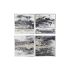 Tablou DKD Home Decor 79 x 2,5 x 79 cm Abstract Modern (4 Piese)