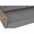 Canapea extensibilă DKD Home Decor Maro Gri Metal Urban 203 x 87 x 81 cm