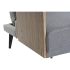 Canapea extensibilă DKD Home Decor Maro Gri Metal Urban 203 x 87 x 81 cm