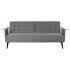 Canapea extensibilă DKD Home Decor Maro Gri Metal Urban 203 x 87 x 81 cm