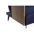 Canapea extensibilă DKD Home Decor Albastru Maro Negru Metal Modern Urban 203 x 87 x 81 cm