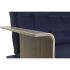 Canapea extensibilă DKD Home Decor Albastru Maro Negru Metal Modern Urban 203 x 87 x 81 cm