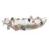 Decorațiune pentru Centrul Mesei DKD Home Decor Metal (56 x 36 x 12,7 cm)