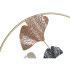 Decorațiune de Perete DKD Home Decor Auriu* Metal Teracotă Frunza a unei plante (103,5 x 7 x 67 cm)