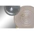 Decorațiune de Perete DKD Home Decor Oglindă Gri Auriu* Metal Teracotă Modern Cercuri (96,5 x 7 x 59 cm)