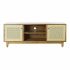 Mobilă TV DKD Home Decor Maro 140 x 38 x 53 cm Brad Natural Ratan