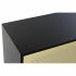 Mobilă TV DKD Home Decor Negru Brad Ratan (160 x 65 x 38 cm)