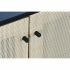Mobilă TV DKD Home Decor Negru Brad Ratan (160 x 65 x 38 cm)