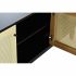 Mobilă TV DKD Home Decor Negru Brad Ratan (160 x 65 x 38 cm)
