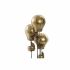 Figură Decorativă DKD Home Decor Negru Auriu* 14 x 14 x 22 cm