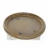 Masa laterală DKD Home Decor Brad Natural Metal Alb 30 x 40 cm Lemn MDF 43 x 43 x 57 cm