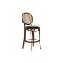 Taburet DKD Home Decor Verde Maro închis Ratan Lemn de ulm 43 x 43 x 108 cm