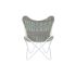 Canapea de grădină DKD Home Decor Albastru Alb Verde Fier 74 x 65 x 90 cm