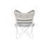 Canapea de grădină DKD Home Decor Alb Gri 74 x 65 x 90 cm