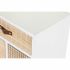 Noptieră DKD Home Decor Natural Alb Cauciuc Castaniu Lemn de paulownia 40 x 30 x 48 cm