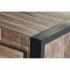 Servantă DKD Home Decor Natural Negru Metal Salcâm (140 x 40 x 85 cm)