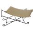 Banchetă DKD Home Decor   Negru Metal Maro Deschis Ratan (94 x 49 x 44 cm)