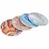 Suport pentru pahare DKD Home Decor Dolomite Plută Modern (4 pcs)