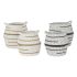 Set de Coșuri DKD Home Decor 40 x 40 x 40 cm Iută Boho (2 Unități)
