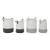 Set de Coșuri DKD Home Decor 40 x 40 x 52 cm (2 Unități)