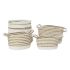 Set de Coșuri DKD Home Decor 36 x 36 x 34 cm Boho (4 Piese)
