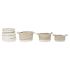 Set de Coșuri DKD Home Decor 36 x 36 x 34 cm Boho (4 Piese)