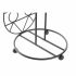 Suport pentru hârtie de bucătărie DKD Home Decor Negru Metal 15,5 x 15,5 x 39,5 cm