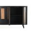 Servantă DKD Home Decor Negru Ratan Lemn de mango (160 x 40 x 90 cm)