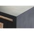 Consolă DKD Home Decor Natural Negru Ratan Lemn de mango (125 x 40 x 76 cm)