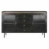 Servantă DKD Home Decor Natural Negru Auriu* Metal Lemn de mango (145 x 40 x 85 cm)