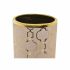 Vază DKD Home Decor 13,5 x 13,5 x 36 cm Porțelan Roz Auriu* Oriental Cromat