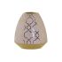 Vază DKD Home Decor Porțelan Roz Auriu* Oriental Cromat 16 x 16 x 18 cm