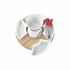 Aparat Fondue DKD Home Decor Roșu 26,5 x 26,5 x 1,5 cm (10 pcs)