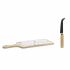 Set de Aperitiv DKD Home Decor Alb/Negru Bambus Gresie Frunze Cottage 3 Piese 33 x 12 x 1 cm (3 piezas)