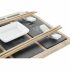 Set de Sushi DKD Home Decor Bambus Slate Negru Natural Oriental 25 x 19 x 3 cm