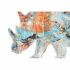 Figură Decorativă DKD Home Decor 34 x 12,5 x 16,5 cm Multicolor Rinocer Modern