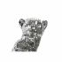 Figură Decorativă DKD Home Decor Argintiu Leopard Rășină (19,5 x 16 x 31,5 cm)