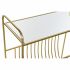 Suport pentru reviste DKD Home Decor Oglindă Auriu* Metal (76 x 35 x 83 cm)
