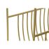 Suport pentru reviste DKD Home Decor Oglindă Auriu* Metal (76 x 35 x 83 cm)