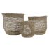 Set de Coșuri DKD Home Decor 35 x 35 x 35 cm Boho