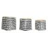 Set de Coșuri DKD Home Decor Colonial Bambus (40 x 40 x 39 cm)