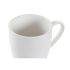 Set de 4 Căni tip Halbă DKD Home Decor Alb Natural Lemn de cauciuc Gresie 300 ml 19 x 13 x 31 cm