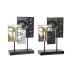 Figură Decorativă DKD Home Decor Negru Auriu* Buda Oriental 22,5 x 8 x 30,7 cm (2 Unități)